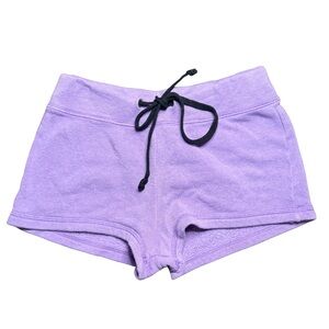Love Junkie purple drawstring short girls size medium excellent condition